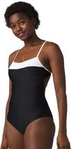 prAna Lurisia Sz Small (S) Adjustable Tie-Back One Piece Swimsuit Black ... - $37.37 CAD