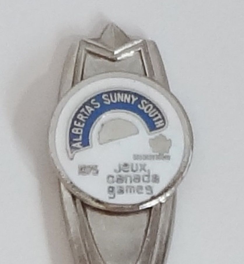 Primary image for Collector Souvenir Spoon Canada Alberta Lethbridge 1975 Jeux Canada Games