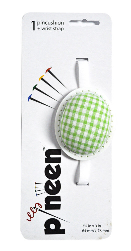 Pineen Wrist Strap Pincushion Green - $8.95