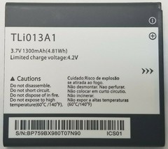 Replacement Battery For Alcatel One Touch Pixi 4 3.5 Ot-4017 Tli13A1 1300Mah - $19.99