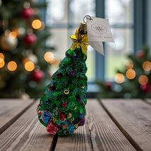 NWT Radko Christmas Ornament 1997 “Spruced Up Spruce” 7” Tree presents s... - $76.47 CAD