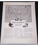 BUDD MANUFACTURING FORTUNE MAGAZINE AD CLIPPING VINTAGE TRAIN 1937 - $24.99