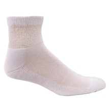 Mens Dr. Scholls Diabetes &amp; Circulatory Temp Rite White Ankle Socks 7-12 One Pair - £8.25 GBP