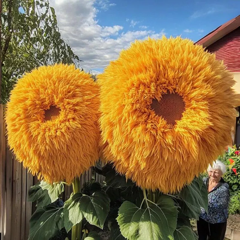 50 PCS Yellow Enchanting Giant Teddy Bear Sunflower Seeds best quality  - £9.90 GBP