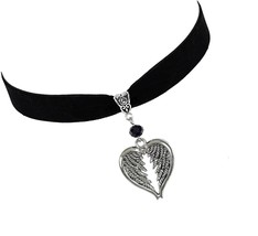 Gothic Black Velvet Choker Necklace for Women Girls,Cameo - $771.35 MXN
