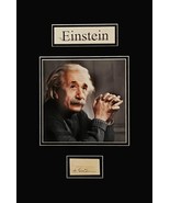 Albert Einstein Autograph Cut Museum Framed Ready to Display - £5,884.06 GBP