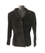 Vintage 1990s Y2K Weathervane Suede Leather Career Blazer Jacket Size S ... - $99.99