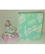NIB 1992 San Francisco Music Box Company Porcelain Clown on a Pillow Fig... - $13.99