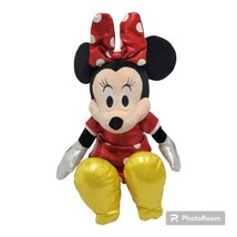 TY 2014 Walt Disney Sparkle MINNIE MOUSE 15&quot; Stuffed Plush Animal Doll Polka Dot - £13.17 GBP