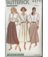 Butterick 4477 Misses Skirt Siaze 8-10-12 uncut - £3.16 GBP