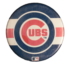 Vintage Chicago Cubs Big Button Pinback 3.5 Inches WinCraft - $8.59