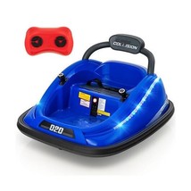 12V Kids Bumper Car Ride on Toy with Remote Control and 360 Degree Spin ... - £147.32 GBP