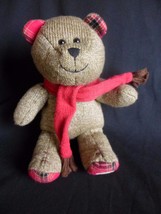 Starbucks Bearista Teddy Bear Holiday 2009  Plush Brown with Red Scarf - £7.76 GBP