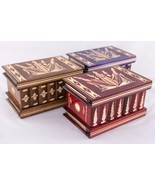 3x LOT SECRET Wooden Rolling Box key Tray Tobacco Grinder Herbs Weed Smo... - £95.30 GBP