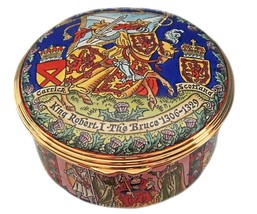 Halcyon Days Enamels King Robert I - Robert the Bruce LE 75 (Scottish King)  - £195.46 GBP