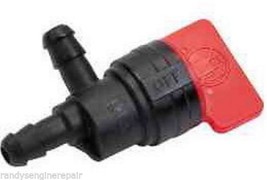 Briggs / Tecumseh 90° Inline 1/4" Fuel Shutoff Valve Snowthrower Snowblower : - $13.99