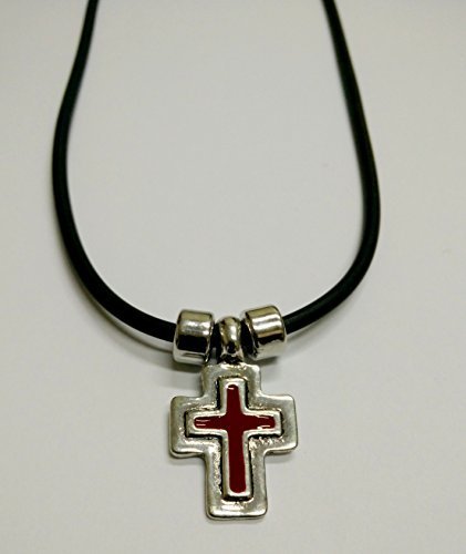 Christian Orthodox Greek Religious Pendant Necklace with Metallic Cross / 13