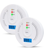 2PC Carbon Monoxide CO Detector Portable Co Monitor Battery-Operated (no... - $26.93 CAD