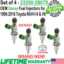 NEW OEM Denso 4Pcs Fuel Injectors For 2013, 2014, 2015, 2016 Toyota RAV4... - $287.09