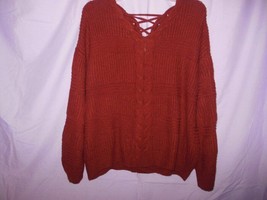 Juniors No Boundaries Sweater XXLarge 19 Rust Colored - £11.98 GBP