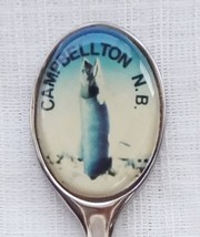 Collector Souvenir Spoon Canada New Brunswick Campbellton Salmon - £6.38 GBP