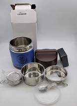 Vacuum Insulated Lunch Box Food Carrier Bento Box Thermal Insulating Sta... - $382.59 MXN