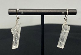 Artisan Made Crystal Prism Pierced Drop Earrings - £9.70 GBP