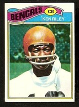 Cincinnati Bengals Ken Riley 1977 Topps Football Card # 365 vg - £0.39 GBP