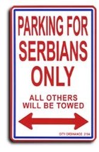 Serbia Parking Sign - $11.94