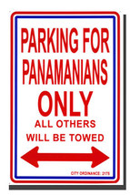 Panama Parking Sign - $11.94