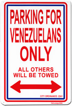 Venezuela Parking Sign - $11.94
