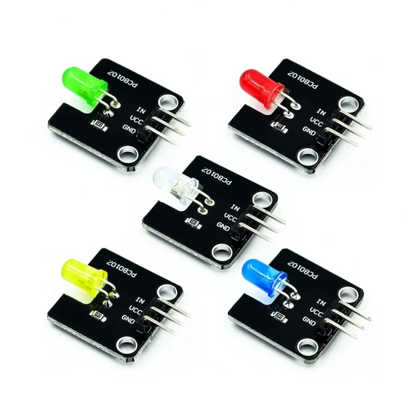 LED Bead Module White Red Yellow Green Blue 5mm Light Emitting Diode UNO - $8.08+