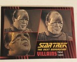 Star Trek The Next Generation Villains Trading Card #93 Packland Captain - $1.97