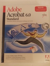 Adobe Acrobat 6.0 Standard Upgrade Edtion CD-ROM for Windows 98 to Vista... - £39.10 GBP