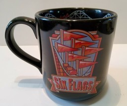 Six Flags Amusement Park Roller Coaster Coffee Cup Tea Mug 2000  - £15.96 GBP
