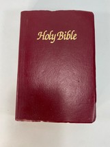 Holy Bible World KJV Referenced RED LETTER World 1986 Red Leather Concordance - £17.77 GBP