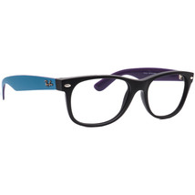 Ray-Ban Sunglasses Frame Only RB 2132 New Wayfarer 6183 Black/Blue/Purple 55mm - £115.83 GBP