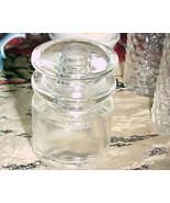 Hemingray TS 21-59 CLEAR GLASS Insulator-VINTAGE;EXCELLENT CONDITION-COL... - £19.65 GBP