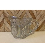 Vintage Iridescent Carnival Glass Coffee Creamer [Item 496] - £19.69 GBP
