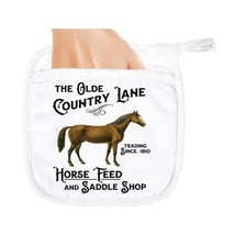 Country Lane Horse Feed Pot Holder Oven Mitt - $92.07 MXN