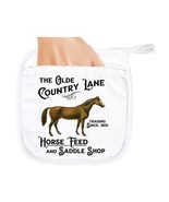 Country Lane Horse Feed Pot Holder Oven Mitt - $92.07 MXN