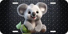Koala Bear Australia Baby Cute Blk Diamond Aluminum Metal License Plate 230 - £10.16 GBP+