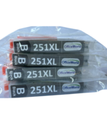 Lot of 4 Office World Canon PGI-251XL Black Ink Cartridge for Canon PIXM... - $34.41 CAD