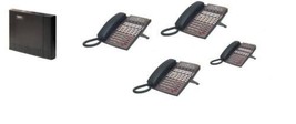 NEC DSX40 PHONE SYSTEM (3) 34B (1) 22 BUTTON DISPLAY PHONES DSX - £435.01 GBP