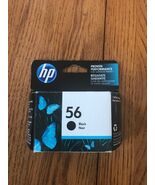 New Factory Sealed Genuine HP 56 Black Ink Cartridge C6656AN Option 140 - $37.52 CAD