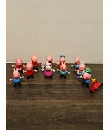 Vintage Lot of 11 Mixed Peppa Pig Figures + Scooter Value Toy Lot - €41,08 EUR