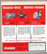 1960 Print Ad Pflueger Fishing Reels Supreme,Freespeed,Superex No 755 Fly Reel - £8.68 GBP