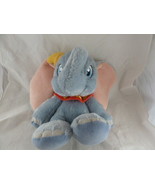 Disney Big Feet Dumbo Plush Soft cuddle toy embroidered eyes aprox 11&quot; s... - $23.05 CAD