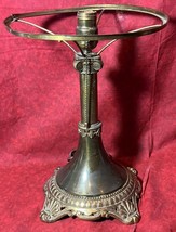 Antique American Cast Iron Brass Mission Arts &amp; Crafts Era Peiod Era Lam... - $139.75