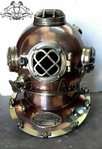 Diving Helmet US Navy Mark V Antique Scuba Sea Deep Sea Marine Divers he... - £306.16 GBP